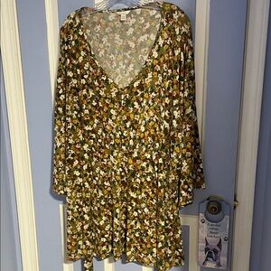 Cato Multicolor Floral Blouses